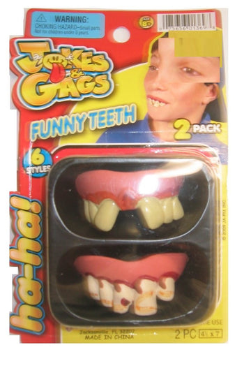 Funny Teeth 2 Pack Assorted Styles