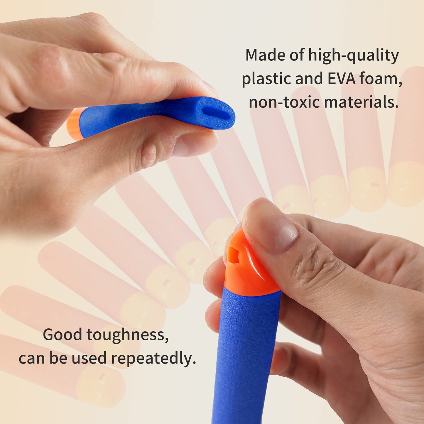 Tormen Mega Darts Refill Pack Compatible For Nerf Mega Series, Blue 36Pcs