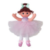 Anico Play Doll Debbie Dancer, 18" Tall, Brunette, Polyester, Pink/Brown/Tan/White, Model A5797BR