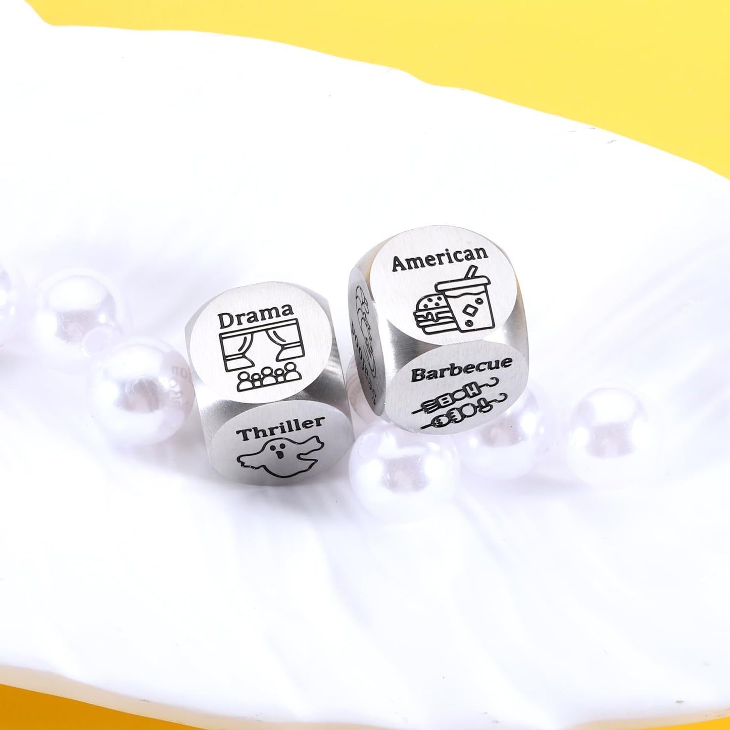 Funny Date Night Dice Set Anniversary Wedding Gifts for Him Her Valentines Engagement Christmas Bride Shower Gifts for Boyfriend