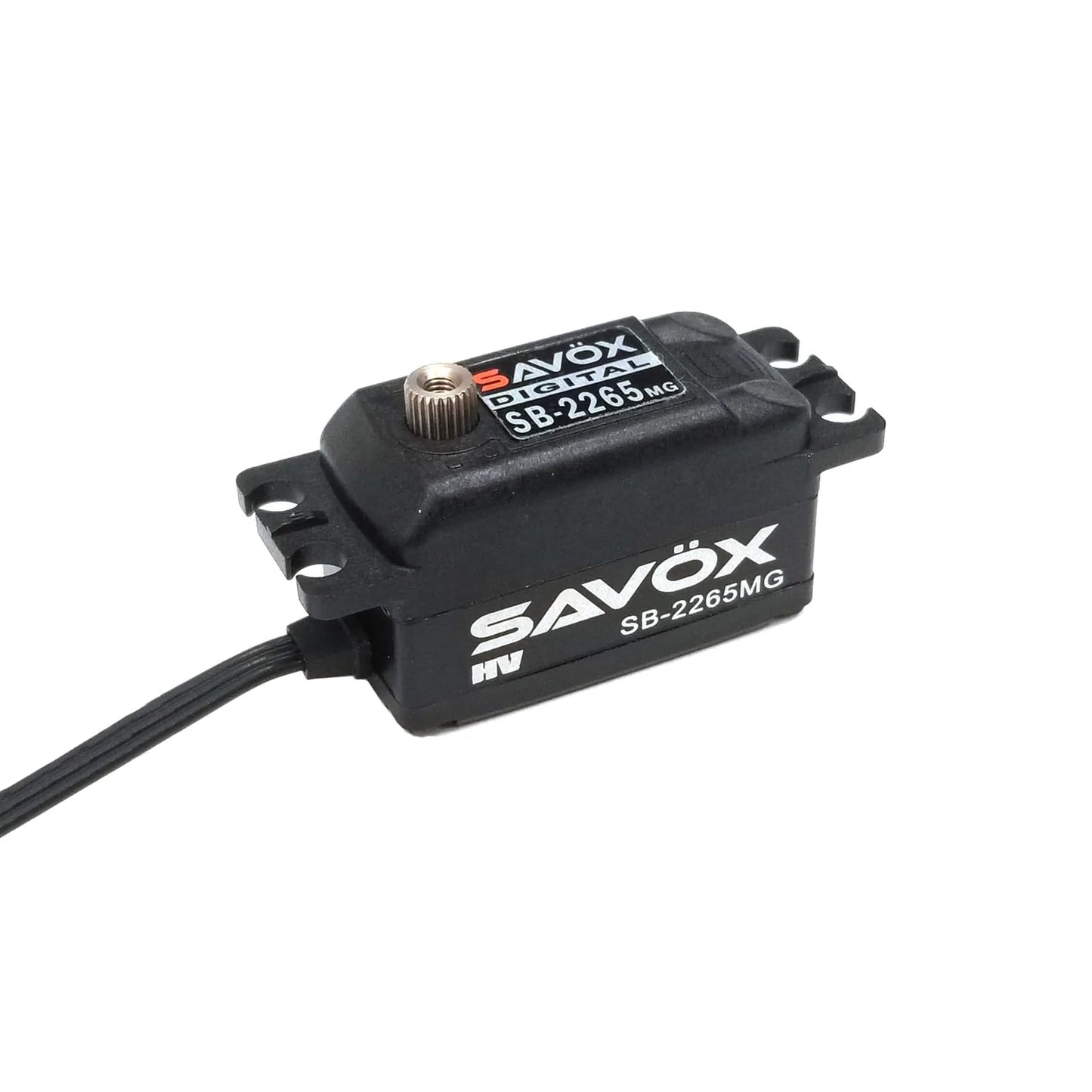 Black Edition Low Profile, High Voltage, Brushless, Metal Steel Gears, High Speed Digital Servo 0.08sec / 166.6oz @ 7.4V