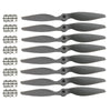 SoloGood 8PCS CCW Gemfan APC Nylon Propeller 9060 Prop for RC Airplane with Adapter Rings