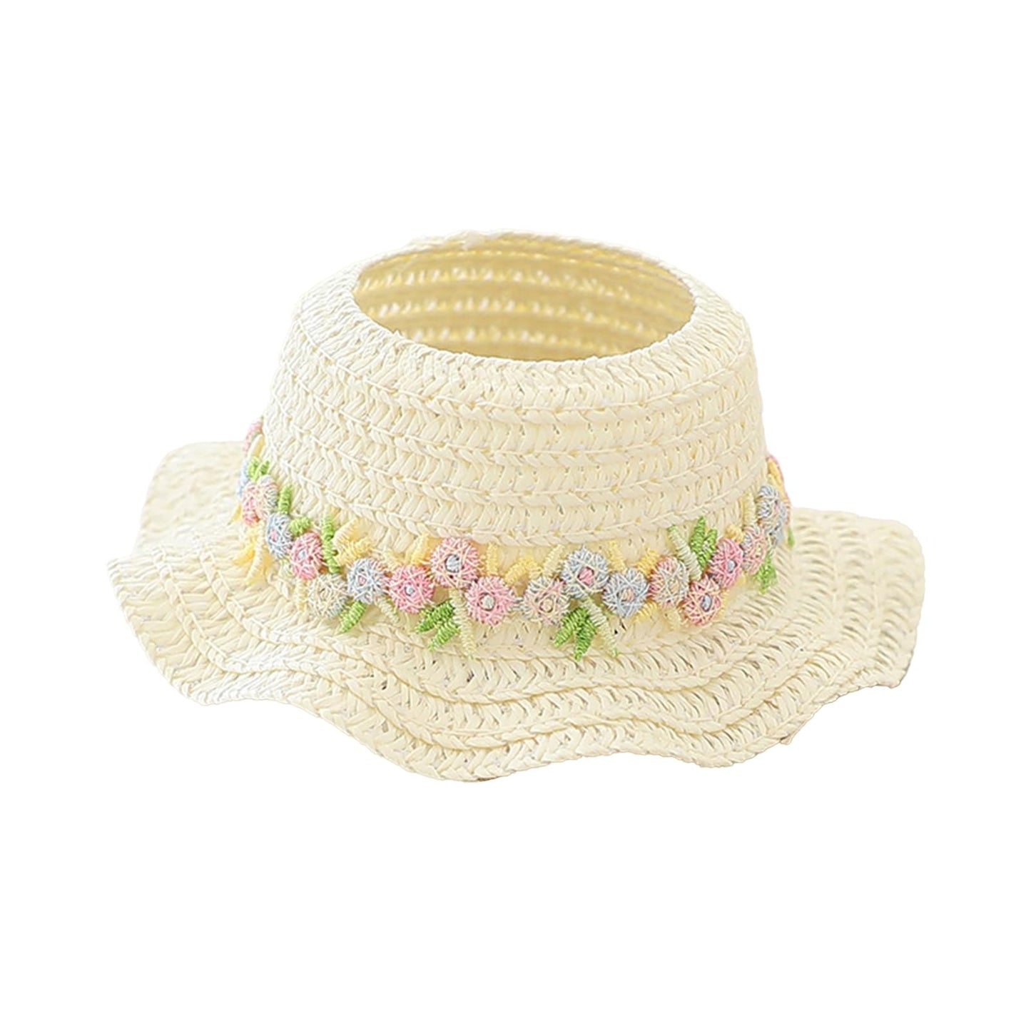 LYBHYQTII Doll Clothes for 17cm Dolls enhanced Handmade Cute Doll Dress 3 Piece Set Including a Weaving Hat Camisole Dress and White T-Shirt with High-End Dolls Accessories for Play & Display - Pink