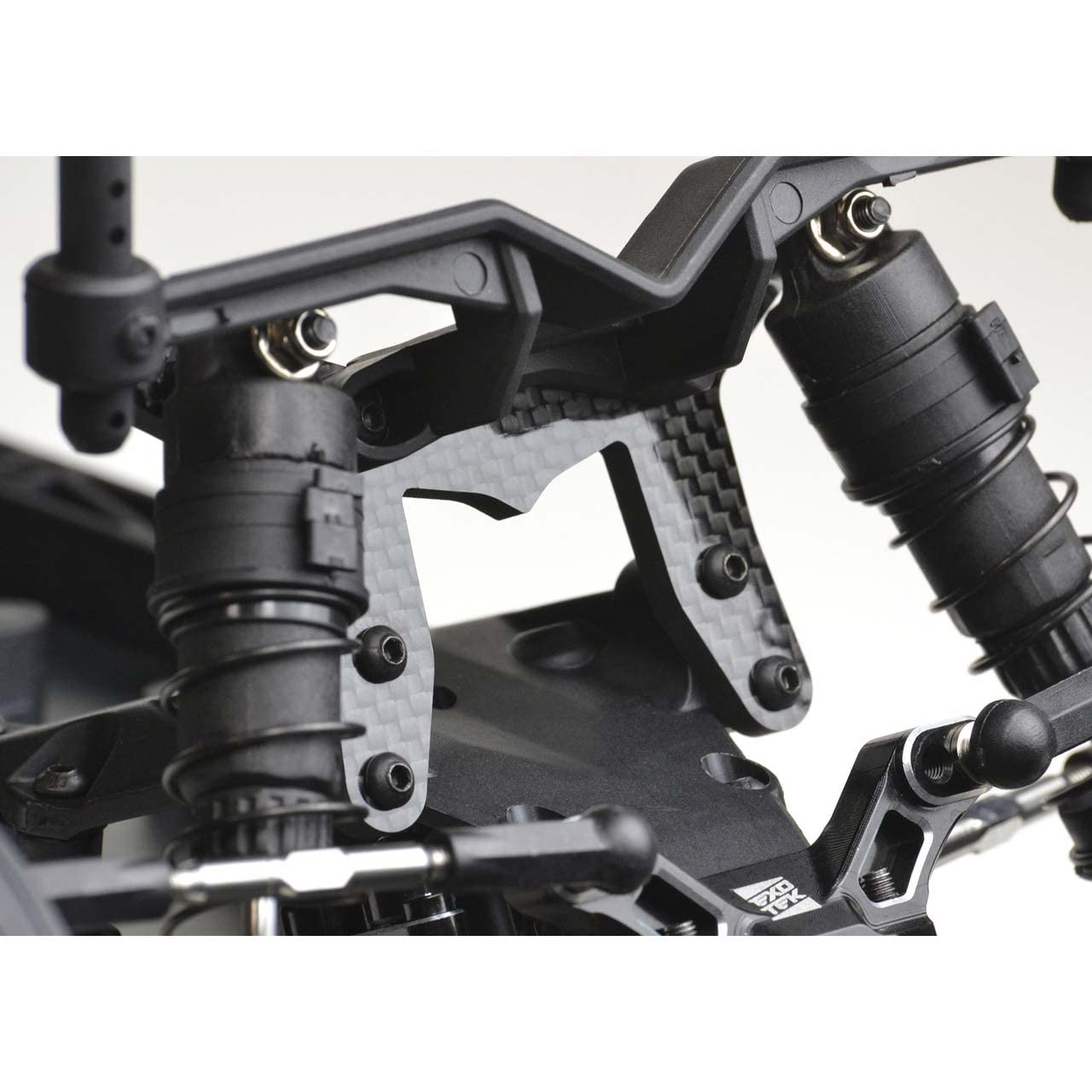 EXOTEK RACING LLC 22S Drag Carbon Front Tower 4Mm Cf ETK2057 Electric Car/Truck Option Parts