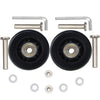Oro 1 Pair Luggage Wheels Replacement 64Mm Case Wheels With 8Mm(0.31') Bearings Wheels For Suitcase And Inline Outdoor Skate And Caster Board (64 * 18)