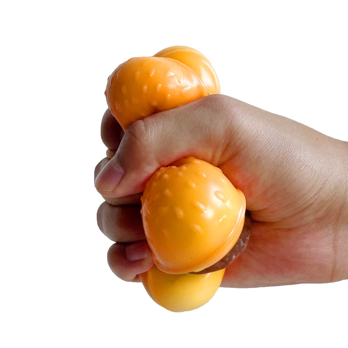 Funnysquee Hamburger Squishies Stress Relief Soft Simulation Food Detachable Burger Squeeze Toys Cute Birthday Gift Novelty Toy For Kid (Hamburger B)