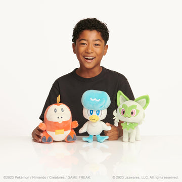 Pok mon Quaxly Plush - 8-Inch Plush with Authentic Details
