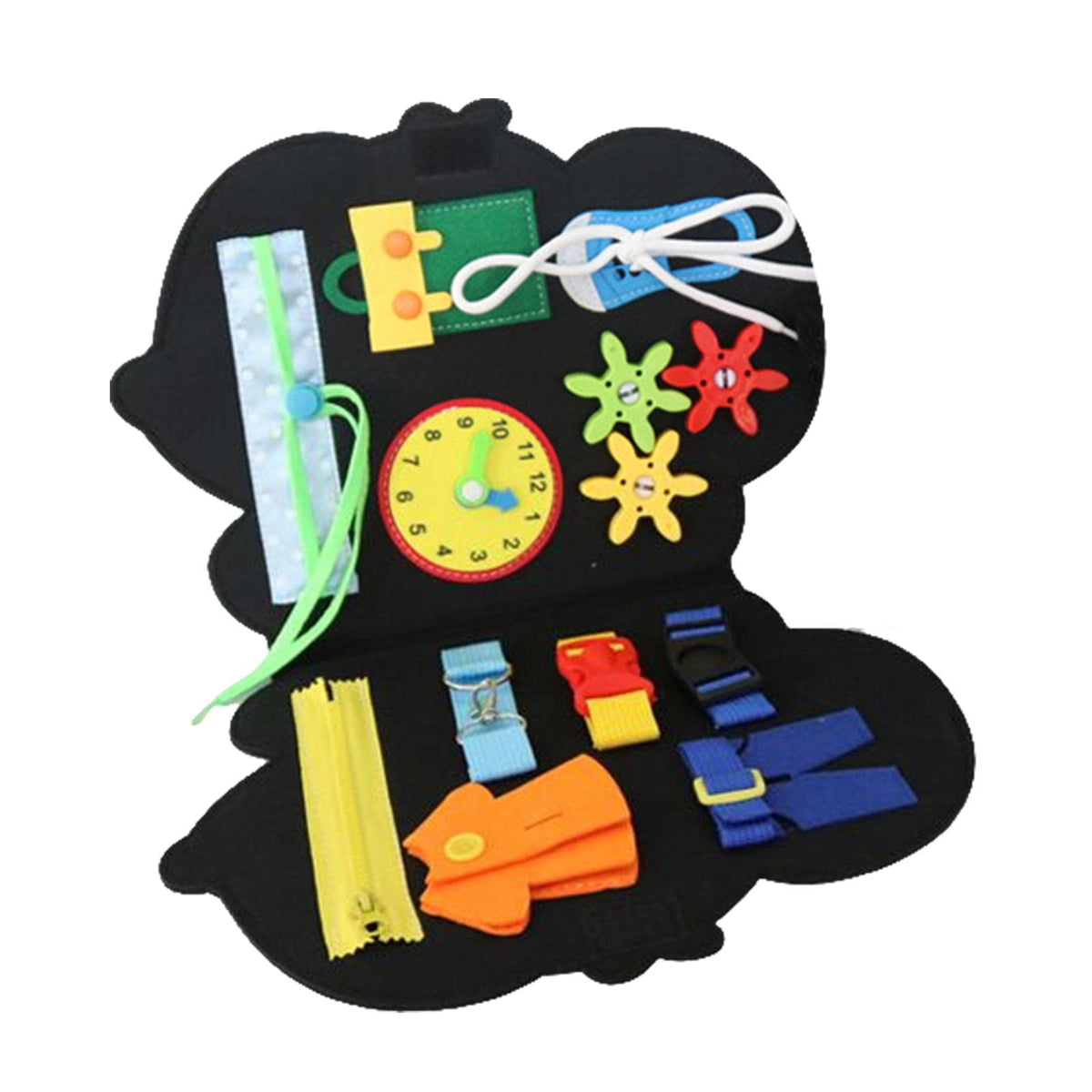Ilsmysutra Montessori Sensory Board Toy Educational Toys Felt For Preschool Girls Boys Blue|Toys For Baby|Developmental Baby Toy
