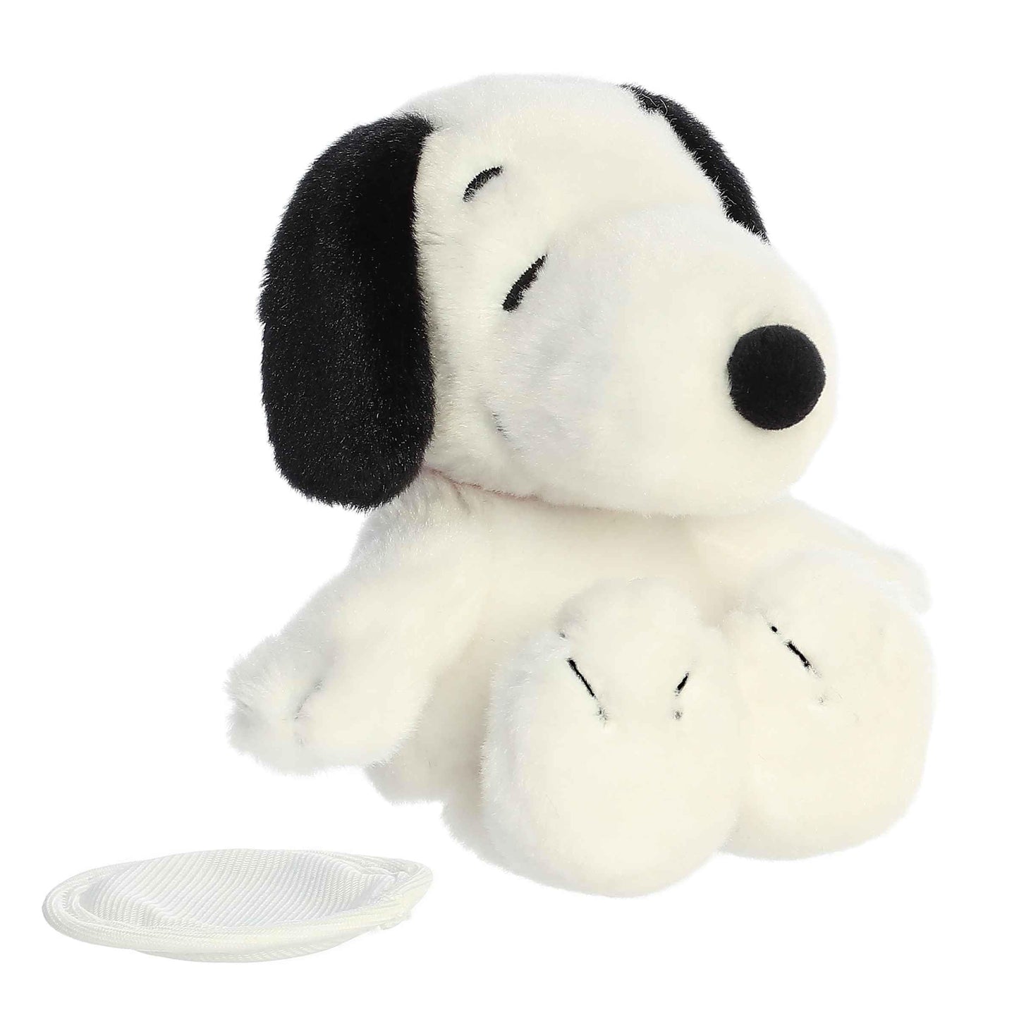 Aurora Timeless Peanuts Shoulderkins Snoopy Stuffed Animal, Classic Characters, White, 5 Inches, Polyester, Model 40489