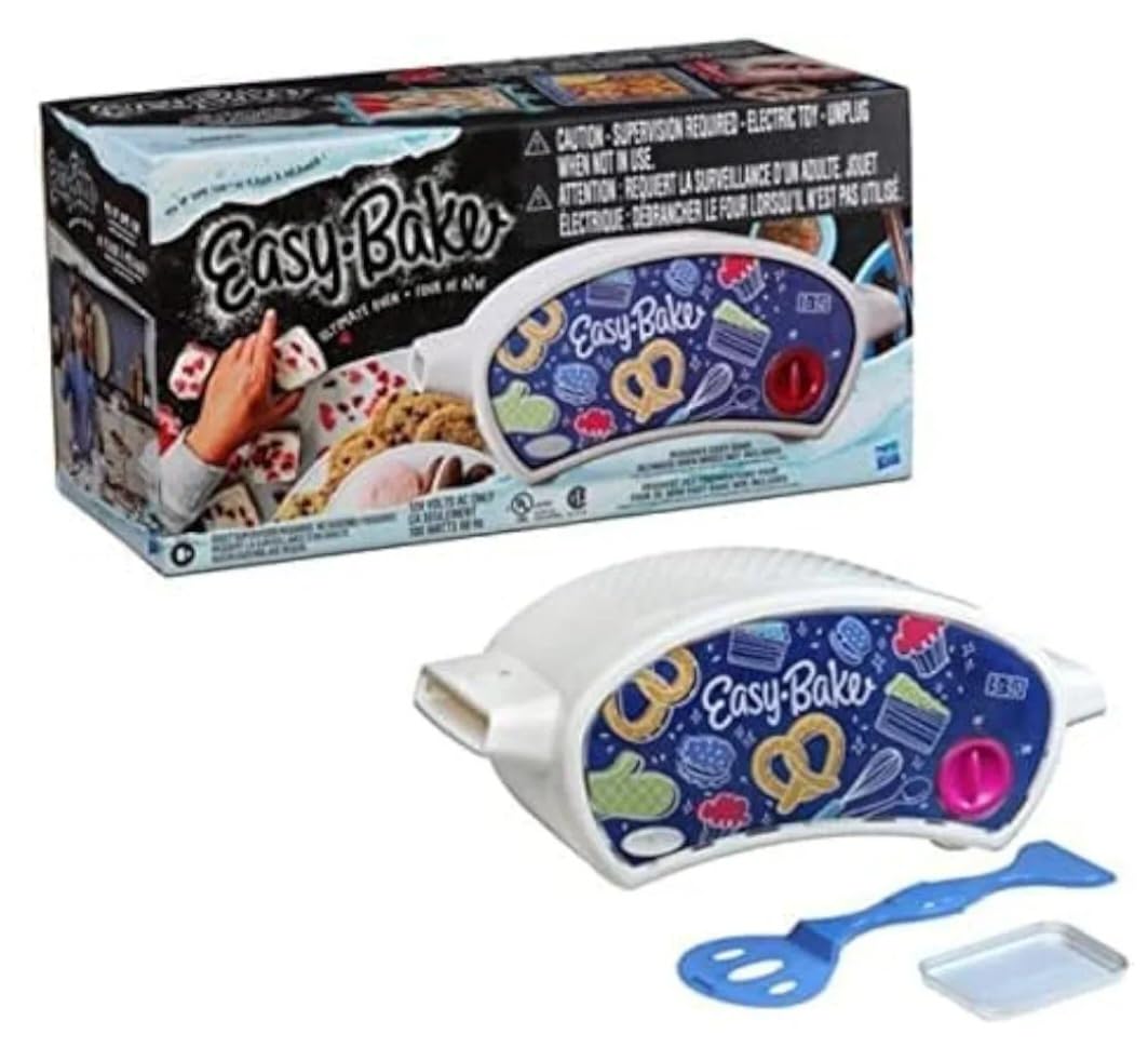 Easy-Bake Oven New Ultimate Creative Set Includes Oven with Pan and Spatula, Red Velvet Strawberry Cake and Party Pretzel Dipper