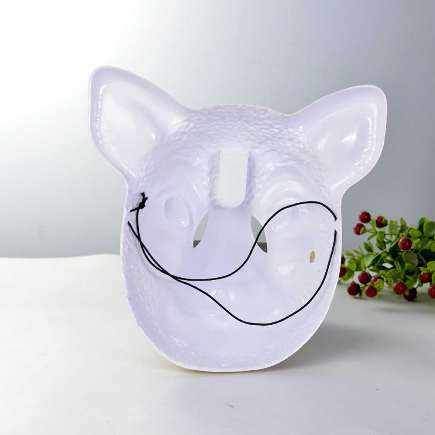 BinaryABC Halloween Goat Mask Sheep Masquerade Mask Animal Mask Halloween Costume Party Accessories
