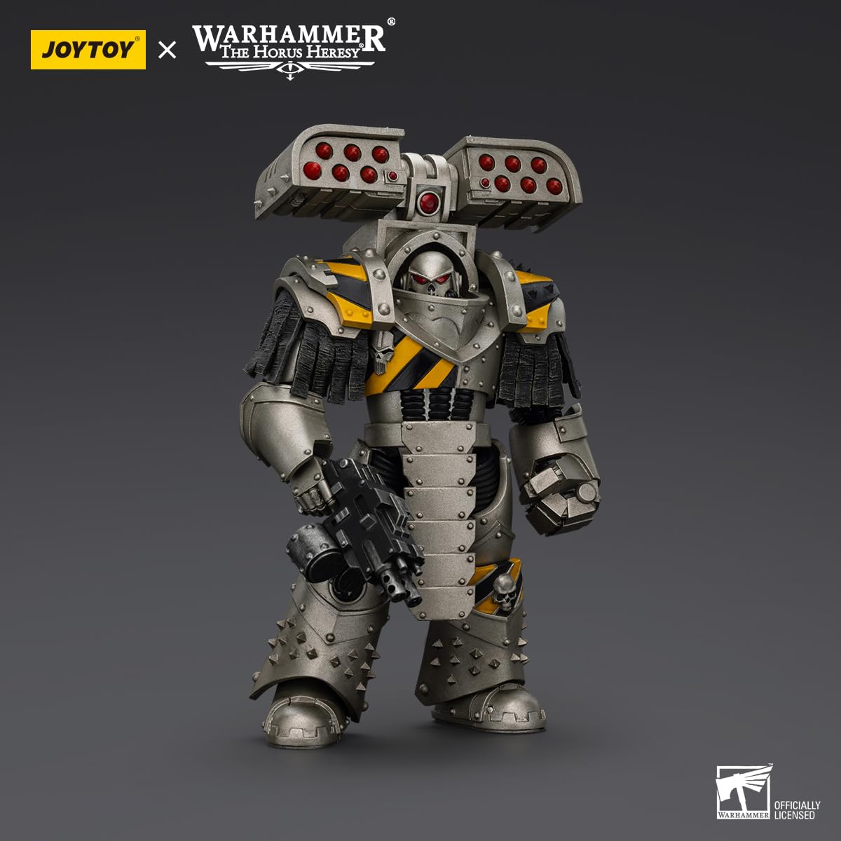 Beerise Joytoy 1/18 Action Figures - Warhammer The Horus Heresy Iron Warriors Tyrant Siege Terminator With Rocket Launcher - 5,H