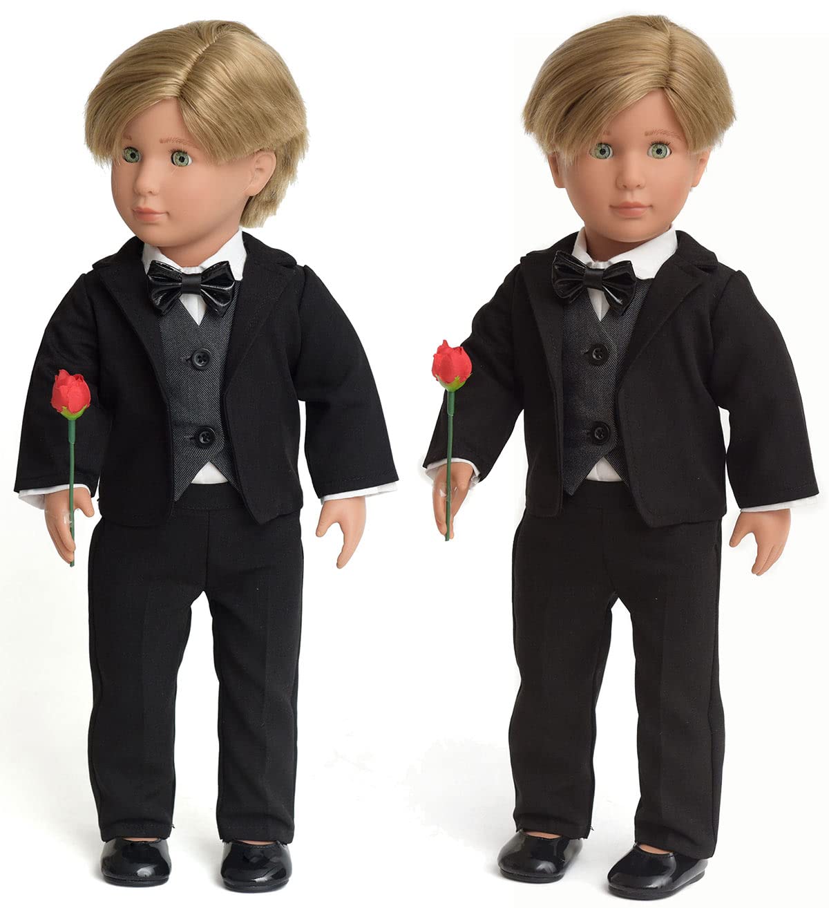 sweet dolly Doll Clothes Accesories First Communion Wedding Dress and Suit Set for American 18 inch Doll Boy and Girl