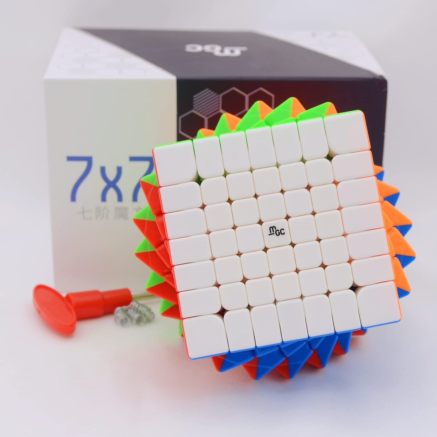 Bukefuno Yongjun Mgc 7X7 M Magnetic Speed Puzzle Cube Yj Mgc 7X7X7 M Magic Cube Magnetic Stickerless