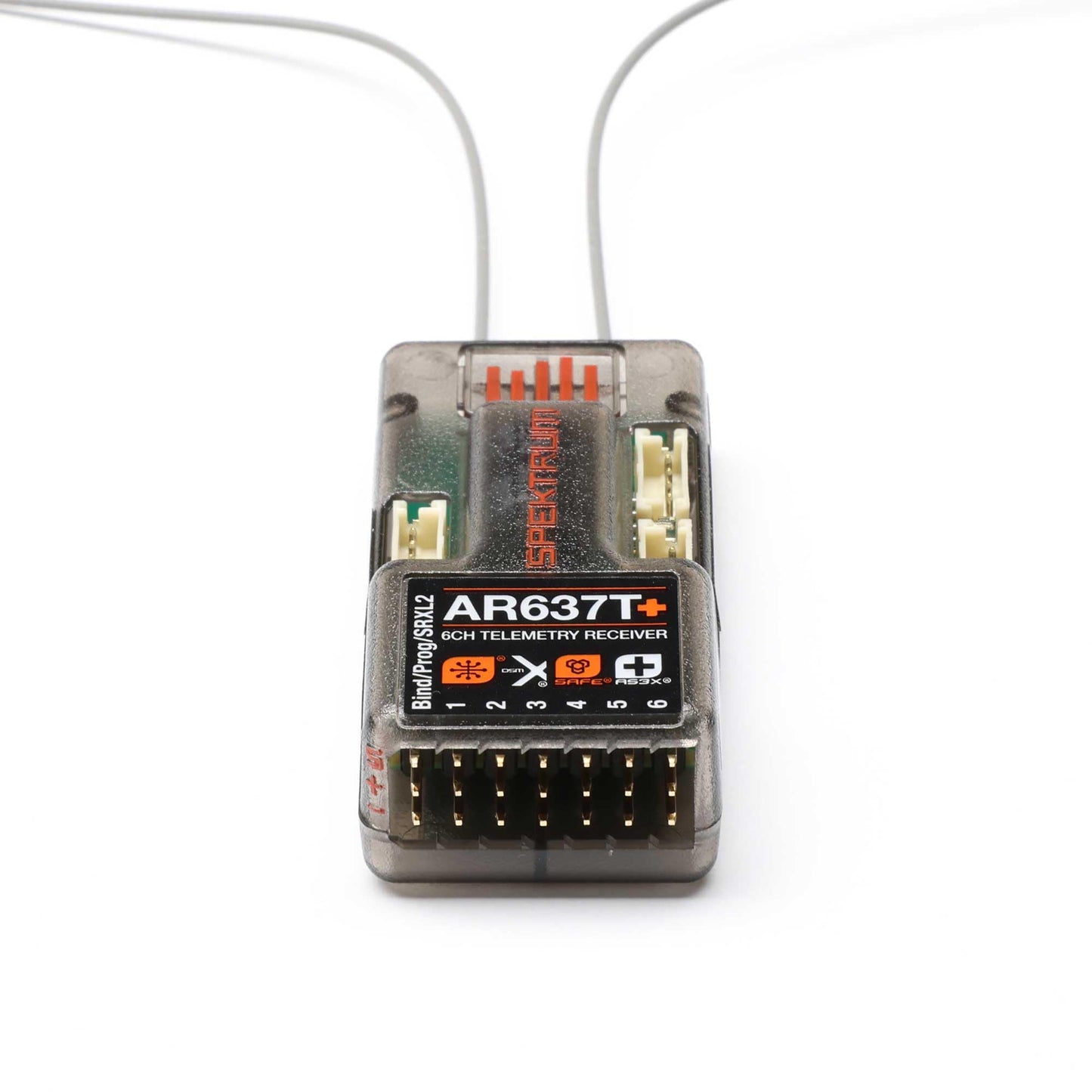 Spektrum AR637T+ 6 Channel AS3X+ & Safe Telemetry Receiver SPM-1032