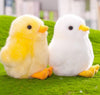 6 Inch Small Yellow Chick Plush Toys Chicken Stuffed Toys (Yellow + White)
