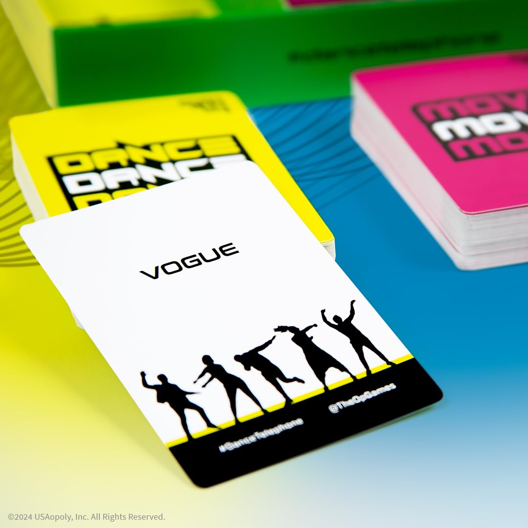 Move Like Me - The Hysterical Dancing Game For All Ages, Fun And Active Party Game For Friends And Family, Perfect For Gatherings, Parties, And Game Nights, Ages 8+, Players 4+, Playtime 10+ Minutes
