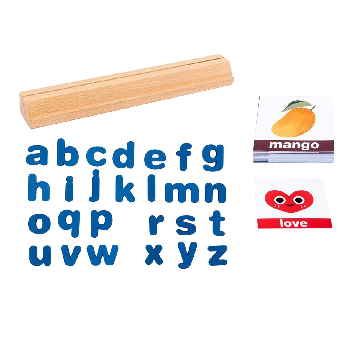 ATORSE English Spelling Game Wooden Cognition Toy for Kid 3+ Year Olds Toddlers
