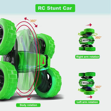 FREE TO FLY Remote Control Car RC Cars - Drift High Speed Stunt Car Race Toy Rechargeable Car Birthday Gifts for Boys Girls Ages
