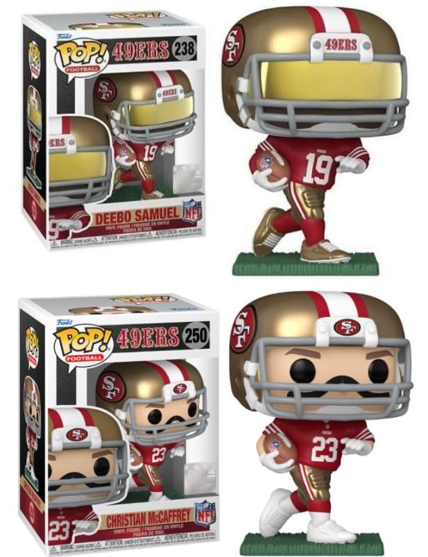 Funko Deebo Samuel/Christian Mccaffrey (San Francisco 49Ers) Nfl Pop! Combo (2)