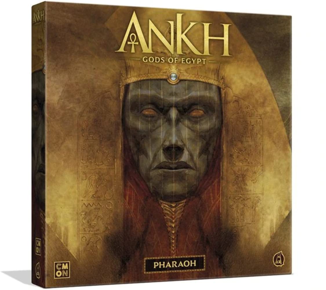 Cmon Ankh Gods Of Egypt Board Game Pharaoh Expansion - Influence The Course Of Destiny, Strategy Game For Kids And Adults, Ages