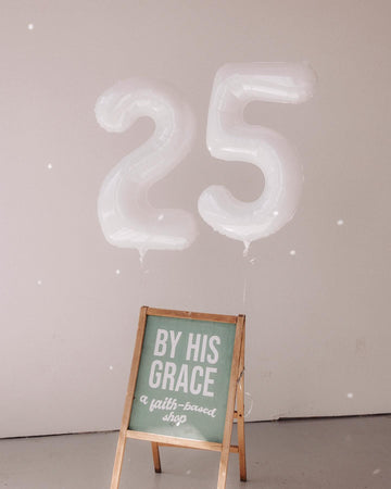 White 6 Balloon, Translucent Number Balloons 40 Inch, 6Th Balloons For Birthday Decorations, White Party Supplies 6 Birthday Bal