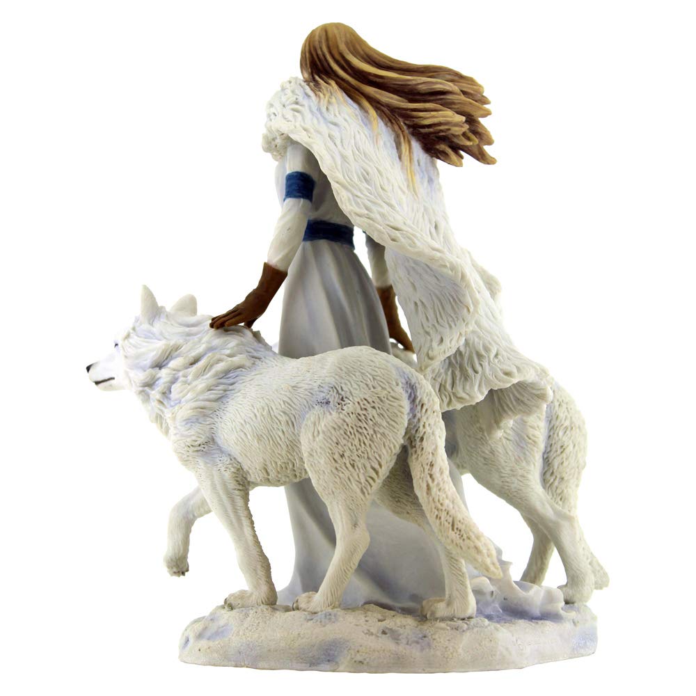 Nemesis Now Anne Stokes Winter Guardians Figurine 23Cm White, Resin