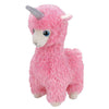 TY Lana Pink Llama W/Horn - Beanie Babie