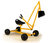 WonkaWoo Ride On Excavator Toy Sand Digger Crane with 4 Wheels for Outdoor Playground and Sandbox