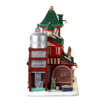Lemax Santa'S Reindeer Stables, Battery Operated (4.5V) #25926