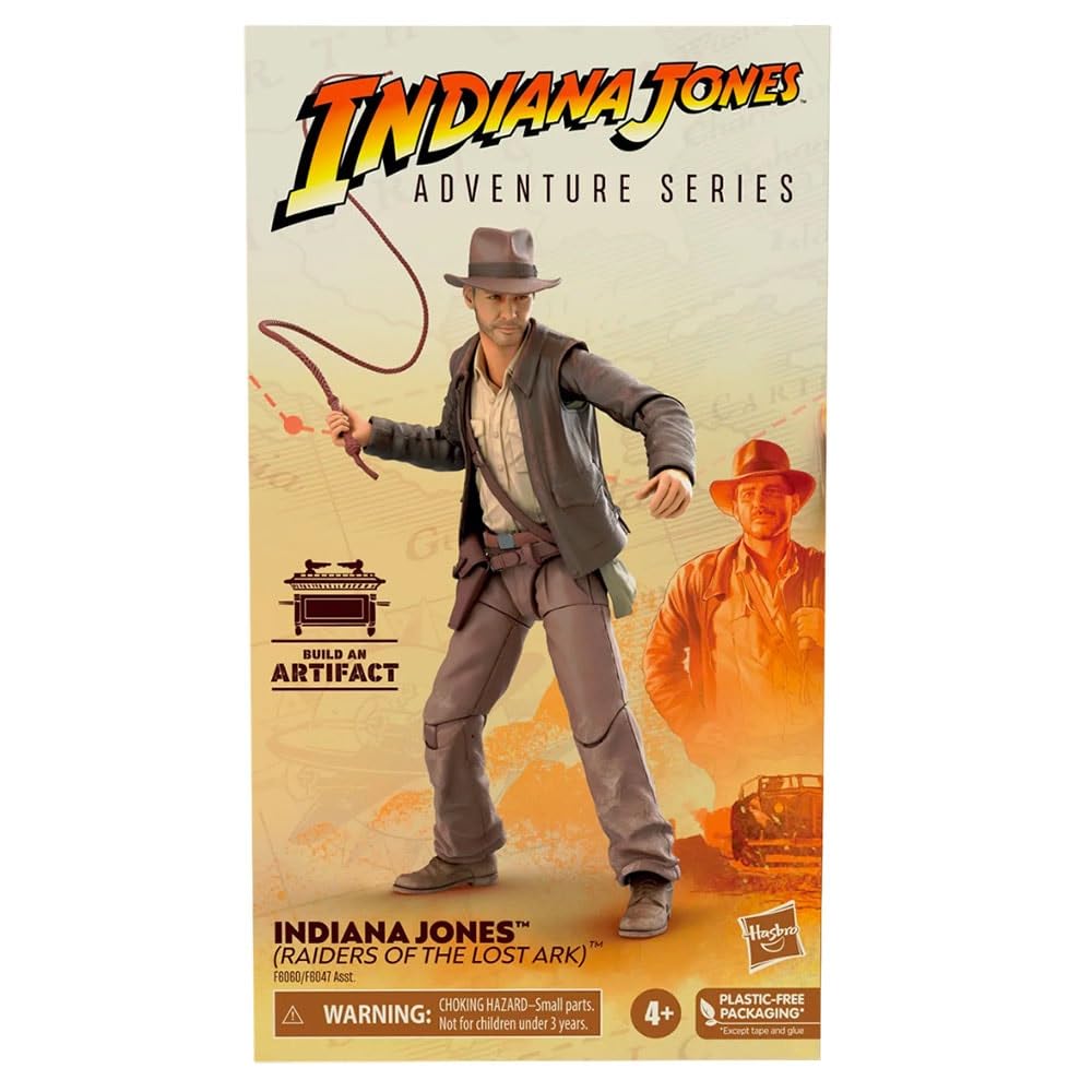 Indiana Jones Hasbro And The Raiders Of The Lost Ark Adventure Series Toy, 6-Inch Action Figures, Kids Ages 4 And Up