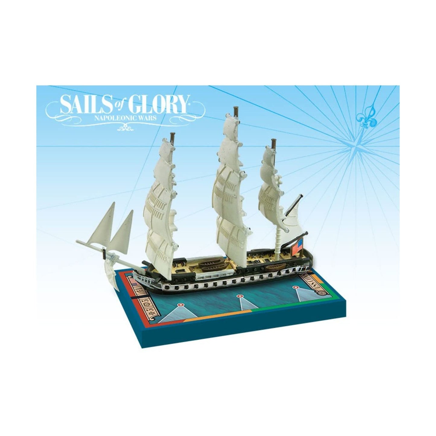 Sails Of Glory Ship Pack - Uss Constitution 1797, 1812 Board Game