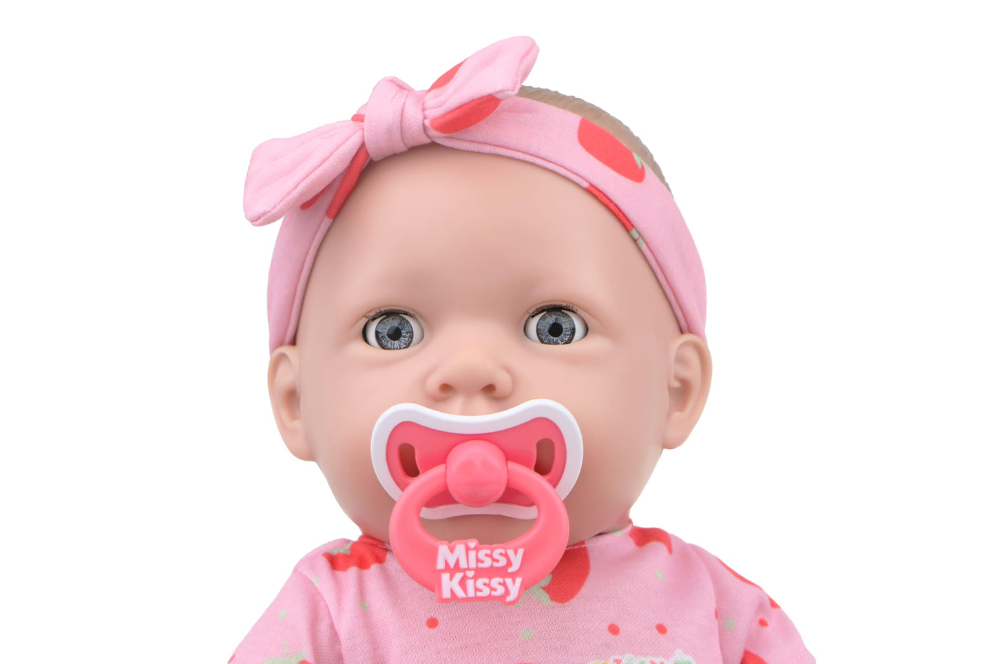 JC Toys Missy Kissy Kiss & Care Nursery | Drink & Wet Interactive Doll Gift Set
