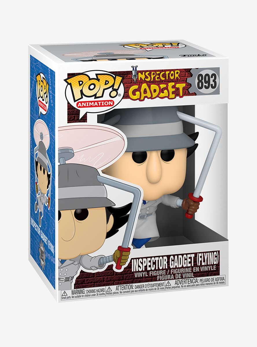 Funko Pop! Animation: Inspector Gadget - Inspector Gadget Flying Vinyl Figure
