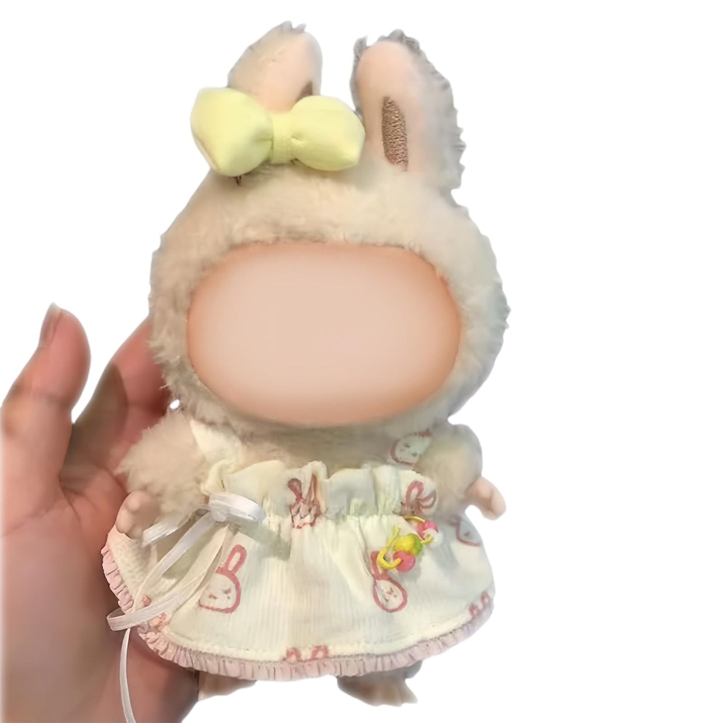 17Cm Doll Clothes For Doll, Outfits Costumes Compatible With Dolls Keychain Accessories (Pin Rabbit)