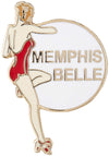Eagleemblems P15532 Pin-Nose,Memphis Belle,Rd (1'')