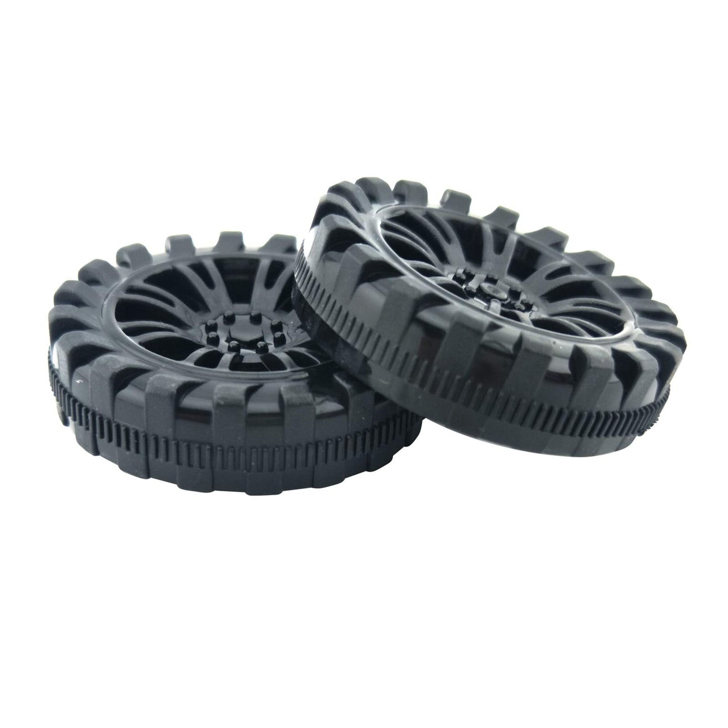 Eudax 300 Pcs 30Mmx8Mm Plastic Roll 2Mm Dia Shaft Toys Wheel And 2Mmx100Mm Stem Shaft Round Rod Axles For Diy Toy Rc Car Truck Boat Helicopter Model Part Building Projects (Black)