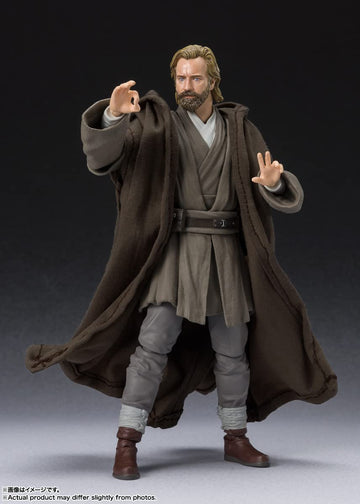 S.H. Figuarts Obi-Wan Kenobi, Approx. 5.9 Inches (150 Mm), Pvc, Abs, Fabric, Pre-Painted Action Figure