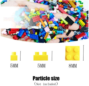 ISeeSee Mini Dog Building Blocks Pet Building Toy Bricks Micro Mini Blocks 3D Puzzle Building Blocks Set Toys Gifts for Kids or mature-themed (Black Dog 2100PCS)