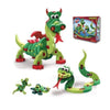 Bloco Toys Dragons and Reptiles Playset - Multi Color Foam & Plastic - Model BC-25001