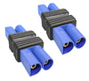 WOODGUILIN 2 Pcs Ec5 Male Plug to Ec5 Male Connector Plug Adapter for RC Lipo Battery Ec5 Plug to Ec5 Connection(2 Pack Ec5-Ec5)