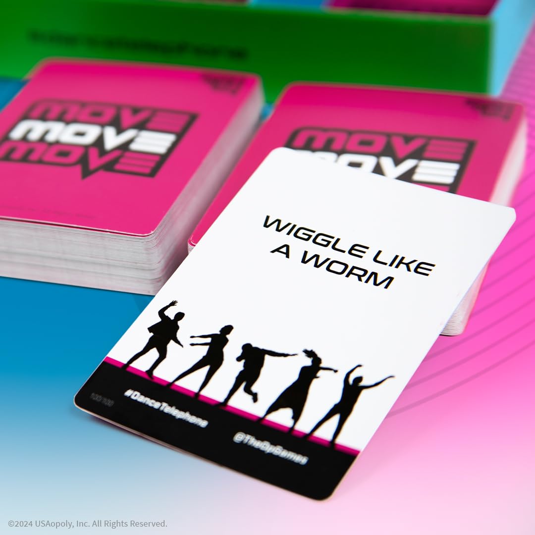 Move Like Me - The Hysterical Dancing Game For All Ages, Fun And Active Party Game For Friends And Family, Perfect For Gatherings, Parties, And Game Nights, Ages 8+, Players 4+, Playtime 10+ Minutes