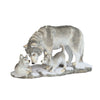 StealStreet SS-G-54274 Grey White Wolf Playing with Pups Figurines