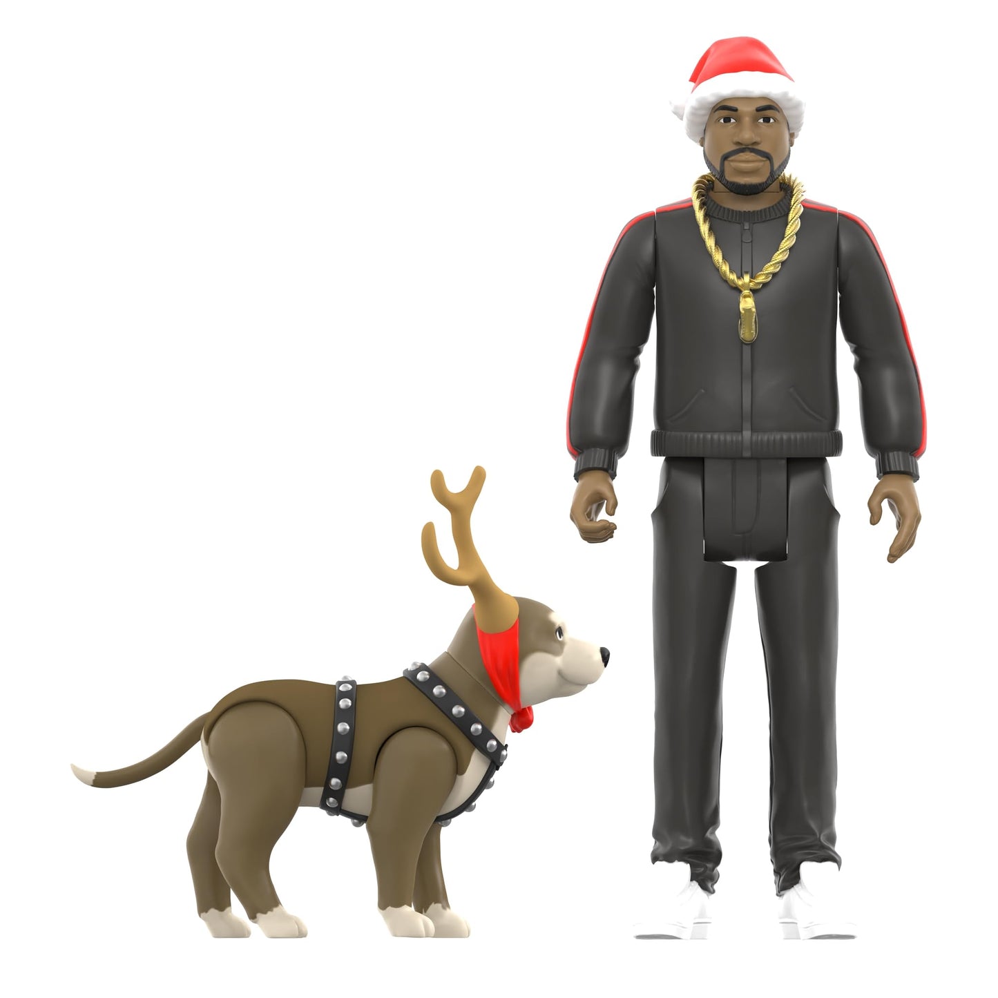 Super7 Run Dmc Christmas In Hollis - (3-Pack) 3.75' Run-Dmc Action Figures With Accessories Hip Hop Collectibles And Retro Toys