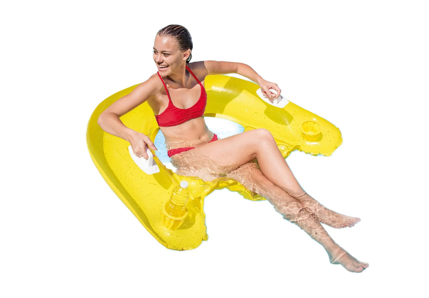 Intex Sit N Float Inflatable Lounge, 60' X 39' (Colors May Vary)(2 Pack)