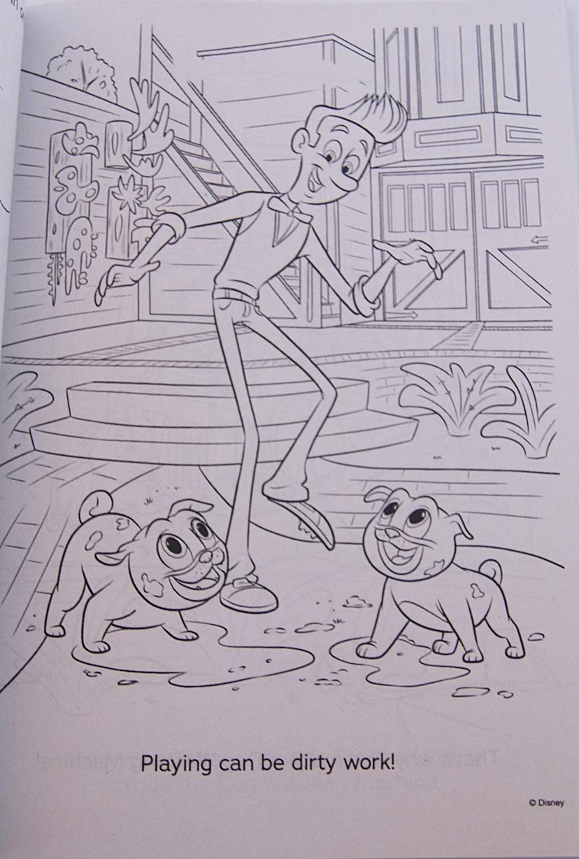 Puppy Dog Pals ''Pug Power!'' Coloring & Activity (Puzzles & Do-To-Dot) Book - 96 Tear & Share Pages