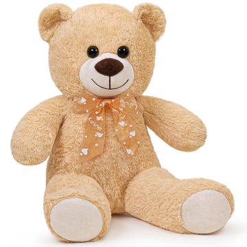 Sausudols Teddy Bear Stuffed Animal 16'' Small Teddy Bear Gift For Valentine'S Day Christmas Birthday Light Brown