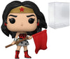 POP DC Heroes: Wonder Woman 80th Anniversary - Red Son Wonder Woman Funko Vinyl Figure (Bundled with Compatible Box Protector Case)