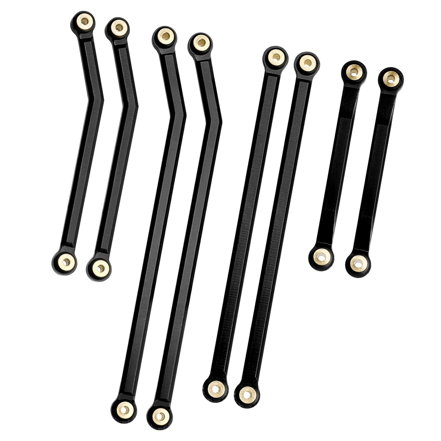 Gohobby High Clearance Front Links Set For Axial Scx24 Gladiator Axi00005, 8Pcs (Blue)