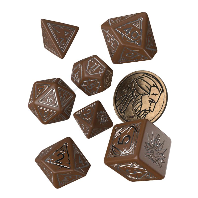 Q-Workshop The Witcher Dice Set. Geralt - Roach's Companion